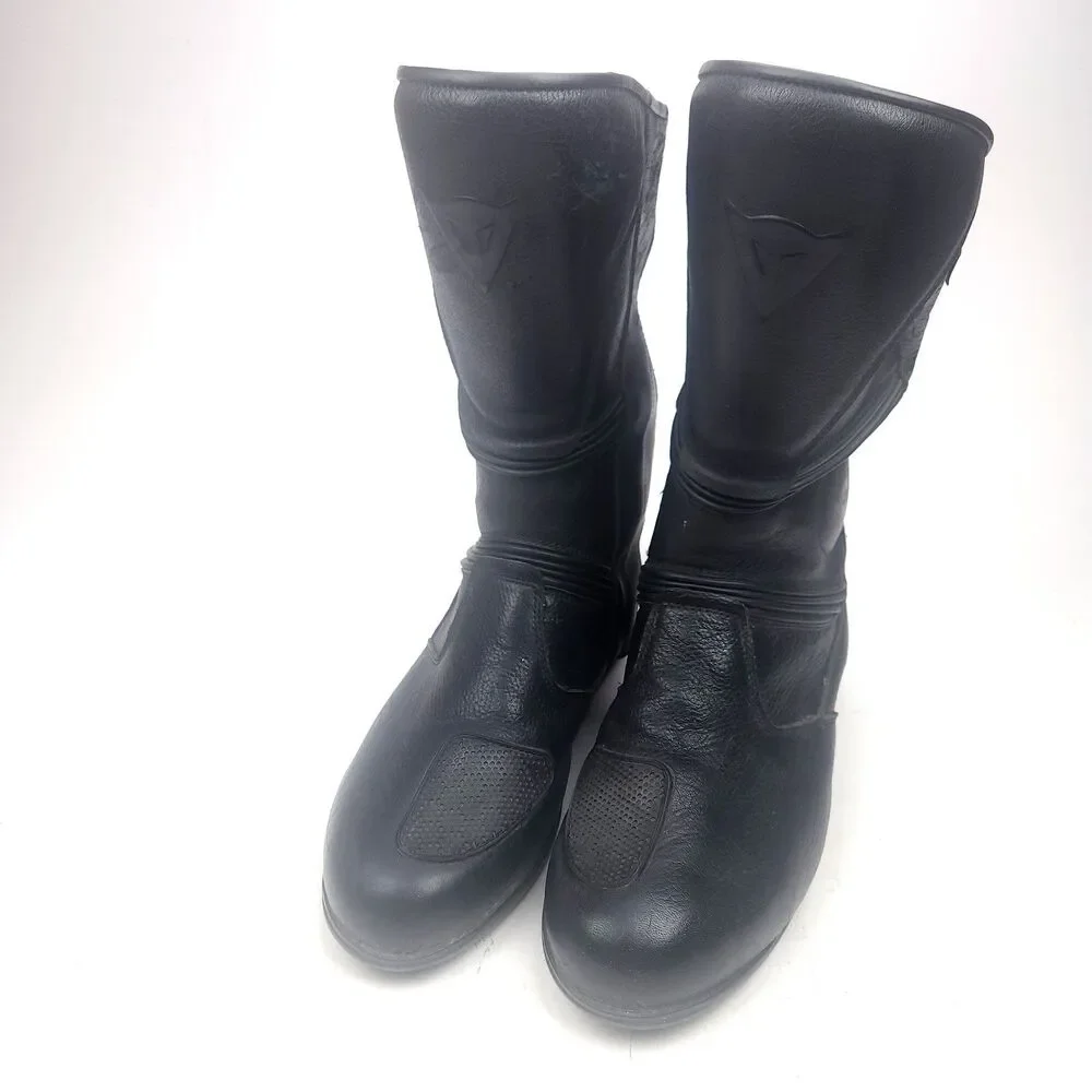 DAINESE Fulcrum GT G Gore Tex Black Leather Riding Motorcycle Boots US 12.5